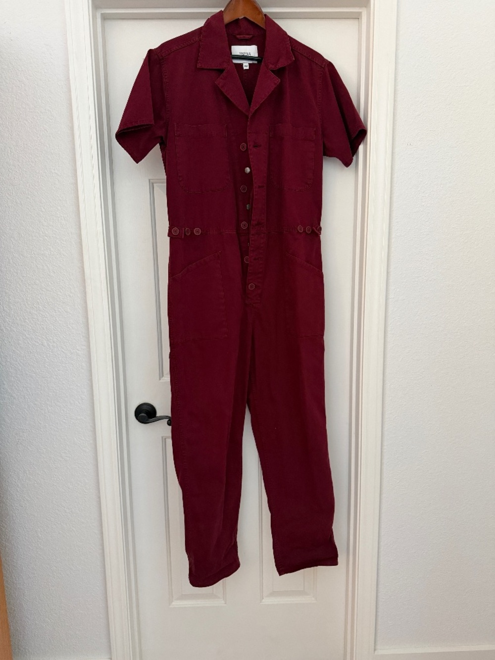 GROVER JUMPSUIT - Burgundy